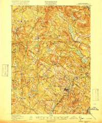 Download a high-resolution, GPS-compatible USGS topo map for Gilmanton, NH (1919 edition)