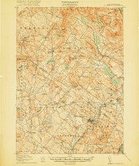 preview thumbnail of historical topo map of Belknap County, NH in 1919