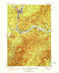 preview thumbnail of historical topo map of Coos County, NH in 1937