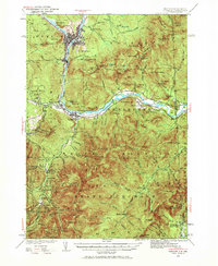 Download a high-resolution, GPS-compatible USGS topo map for Gorham, NH (1971 edition)