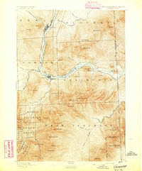 preview thumbnail of historical topo map of Coos County, NH in 1893