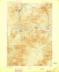 preview thumbnail of historical topo map of Coos County, NH in 1896