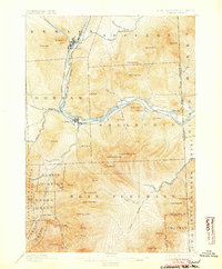 1893 Map of Gorham, 1904 Print