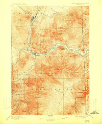 1893 Map of Gorham, 1915 Print