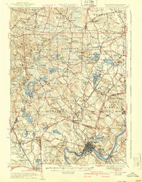 preview thumbnail of historical topo map of Rockingham County, NH in 1935
