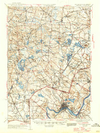 preview thumbnail of historical topo map of Rockingham County, NH in 1935