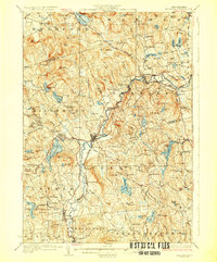 preview thumbnail of historical topo map of Hillsborough County, NH in 1929