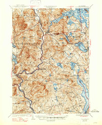 preview thumbnail of historical topo map of Belknap County, NH in 1927