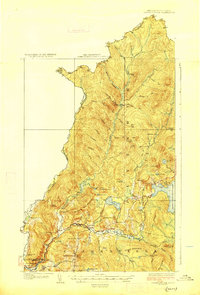 1927 Map of Beecher Falls, VT