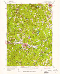 Download a high-resolution, GPS-compatible USGS topo map for Milford, NH (1958 edition)