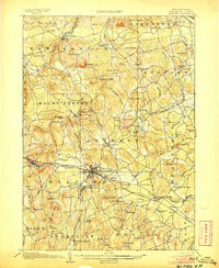 1906 Map of Klondike Corner, NH