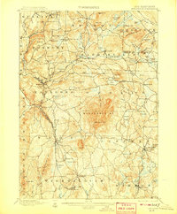 Download a high-resolution, GPS-compatible USGS topo map for Monadnock, NH (1908 edition)