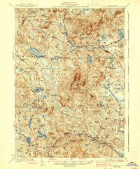 Download a high-resolution, GPS-compatible USGS topo map for Mount Kearsarge, NH (1938 edition)