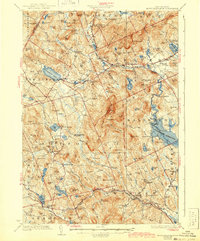 preview thumbnail of historical topo map of Merrimack County, NH in 1928