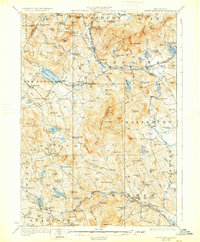 preview thumbnail of historical topo map of Merrimack County, NH in 1931
