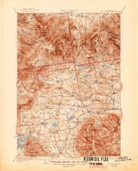 1931 Map of Center Sandwich, NH, 1945 Print