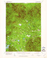 Download a high-resolution, GPS-compatible USGS topo map for Mt Chocorua, NH (1960 edition)