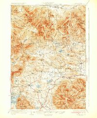 1931 Map of Center Sandwich, NH
