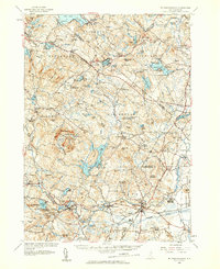 preview thumbnail of historical topo map of Rockingham County, NH in 1957