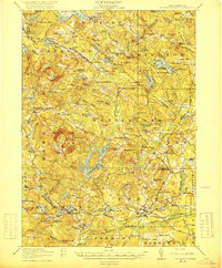 Download a high-resolution, GPS-compatible USGS topo map for Mt Pawtuckaway, NH (1919 edition)