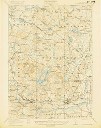 Download a high-resolution, GPS-compatible USGS topo map for Mt Pawtuckaway, NH (1919 edition)