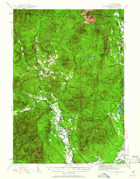 Download a high-resolution, GPS-compatible USGS topo map for North Conway, NH (1961 edition)