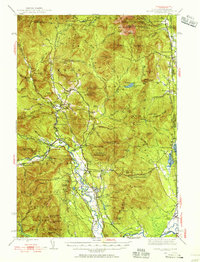 preview thumbnail of historical topo map of North Conway, NH in 1942