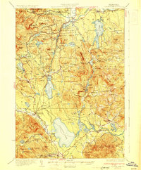 1930 Map of Center Ossipee, NH