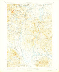 1930 Map of Center Ossipee, NH