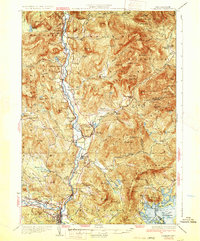 preview thumbnail of historical topo map of Grafton County, NH in 1931