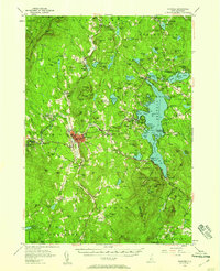 preview thumbnail of historical topo map of Sullivan County, NH in 1955