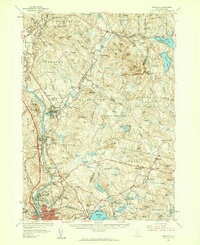 preview thumbnail of historical topo map of Suncook, NH in 1957
