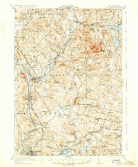 1921 Map of Suncook, 1931 Print