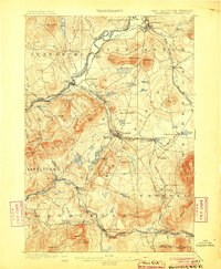 preview thumbnail of historical topo map of Coos County, NH in 1900