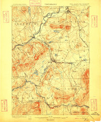 Download a high-resolution, GPS-compatible USGS topo map for Whitefield, NH (1909 edition)