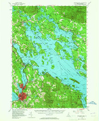 Download a high-resolution, GPS-compatible USGS topo map for Winnipesaukee, NH (1965 edition)