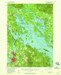 preview thumbnail of historical topo map of Belknap County, NH in 1956
