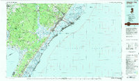preview thumbnail of historical topo map of Atlantic City, NJ in 1984
