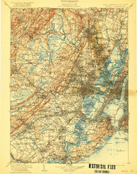 1905 Map of Passaic, 1922 Print