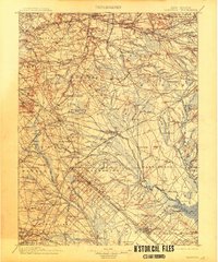 1900 Map of Rancocas, 1913 Print