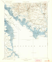 1899 Map of Vineland, 1921 Print