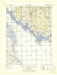 1919 Map of Bowers, DE, 1921 Print