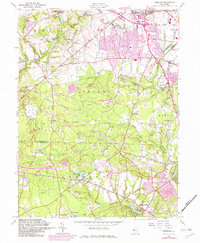 preview thumbnail of historical topo map of Monmouth County, NJ in 1957
