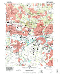 Download a high-resolution, GPS-compatible USGS topo map for Bound Brook, NJ (1998 edition)