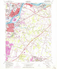 Download a high-resolution, GPS-compatible USGS topo map for Bristol, NJ (1972 edition)