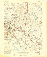 Download a high-resolution, GPS-compatible USGS topo map for Clementon, NJ (1954 edition)