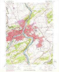 Download a high-resolution, GPS-compatible USGS topo map for Easton, NJ (1970 edition)