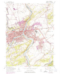 Download a high-resolution, GPS-compatible USGS topo map for Easton, NJ (1975 edition)