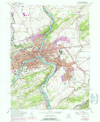 Download a high-resolution, GPS-compatible USGS topo map for Easton, NJ (1990 edition)