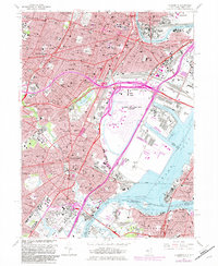 Download a high-resolution, GPS-compatible USGS topo map for Elizabeth, NJ (1982 edition)